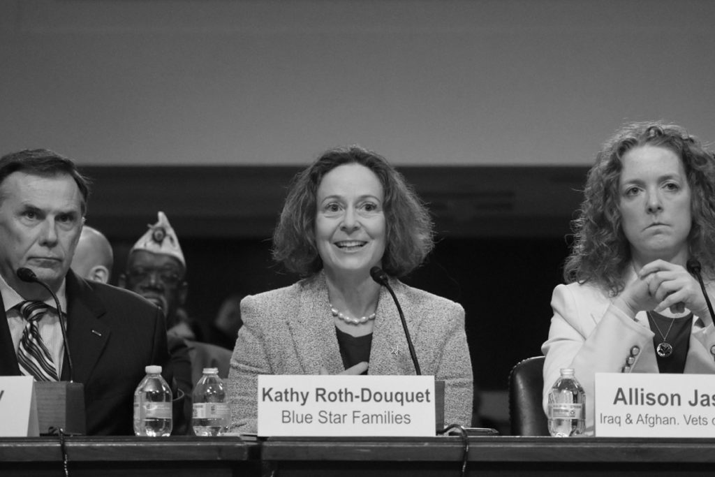 blue star families ceo kathy roth-douquet providing testimony