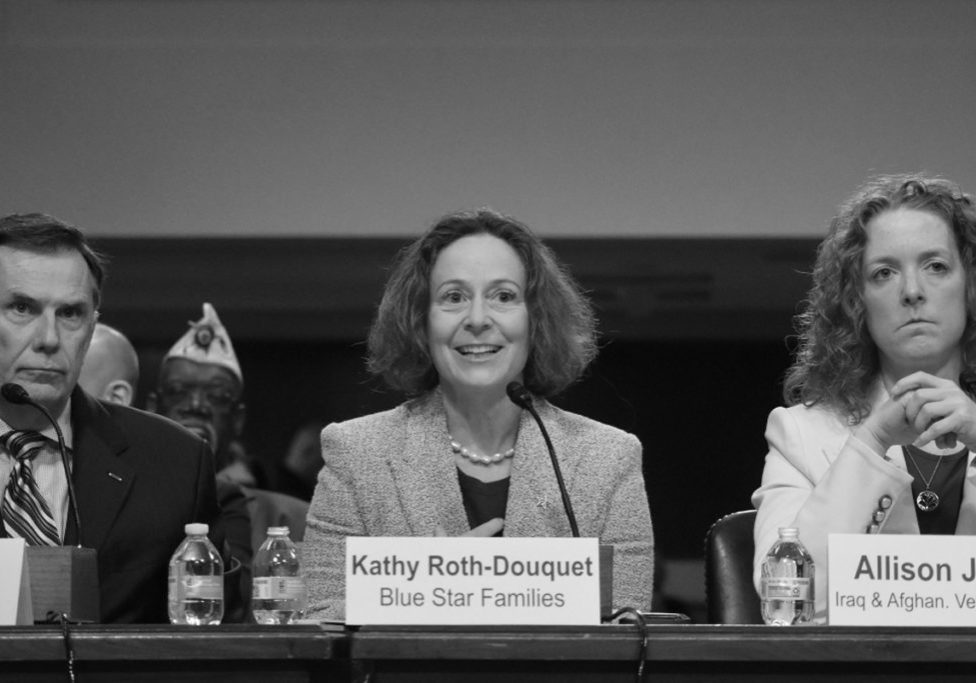 blue star families ceo kathy roth-douquet providing testimony